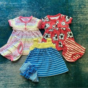 Hanna Andersson 0-3M Dress Set Bundle